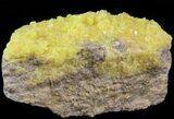 Sulfur Crystals on Matrix - Bolivia #45034-1